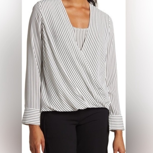 T Tahari Tops - NWT draped T Tahari blouse